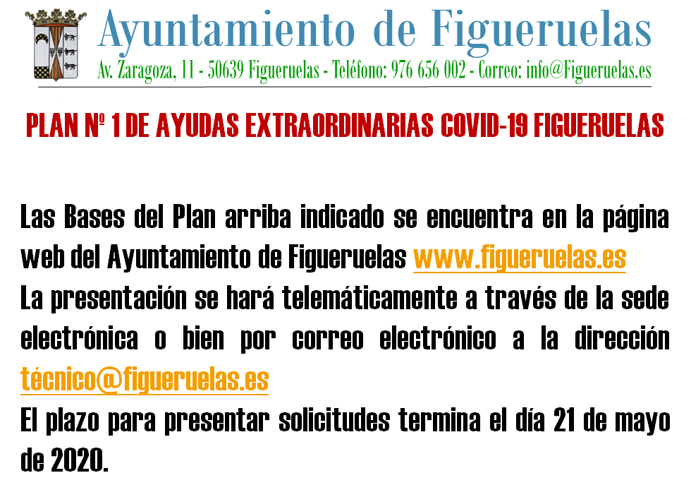 AYUDAS EXTRAORDINARIAS COVID19