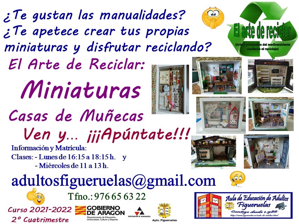 El Arte de Reciclar: Miniaturas