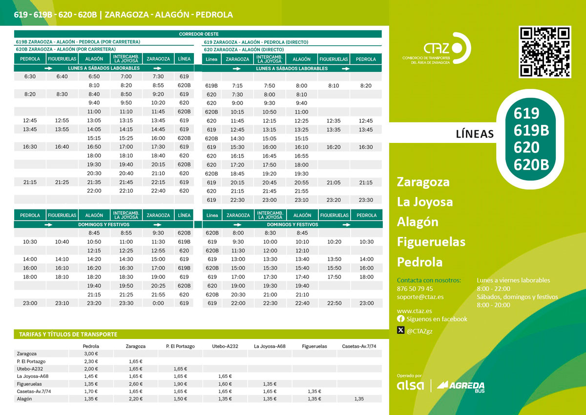 Horarios de autobuses